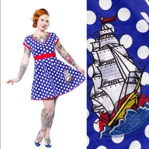 Sourpuss Sailor Dollface Dress